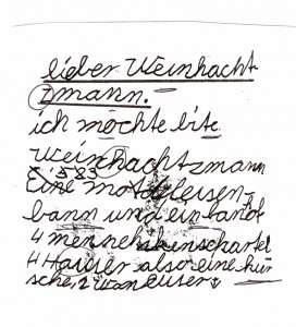 Wunschzettel Wunschzettel